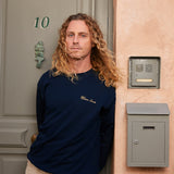 Maison Sacrée Lacivert Basic Sweatshirt