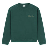 Maison Sacrée Yeşil Basic Sweatshirt