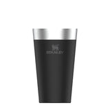 The Stacking Tumbler .47L Matte Black Pebble