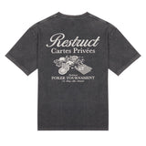 Restruct Poster Vintage Siyah Tee
