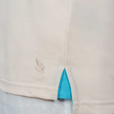 Nazar Boncuklu Yakalı T-Shirt Krem