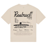 Restruct Diner Tee Fildişi