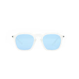 LOOKlight Francisco Matte Crystal Unisex Sunglasses
