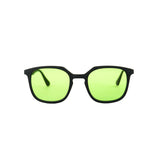 LOOKlight Coffey Matte Black Unisex Sunglasses