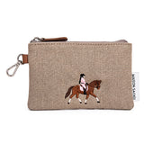 MS Horseback Riding Zipped Clutch