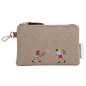 MS Tennis Zipped Clutch