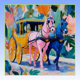 Enchanted Carriage Silk Bandana