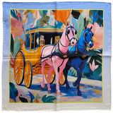 Enchanted Carriage Silk Bandana