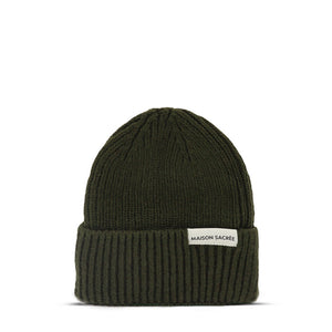 MS Khaki Knitted Beanie