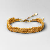 Woven Gold Bracelet - M