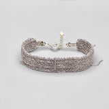 Woven Silver Bracelet - L