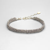 Woven Silver Bracelet - S