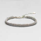 Woven Gümüş Dokuma Bileklik - XS / Mey Atelier