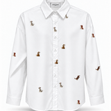 MS Puppies Embroidered Shirt