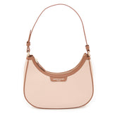 Mirandole Beige Leather Shoulder Bag