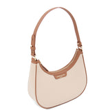 Mirandole Beige Leather Shoulder Bag