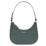 Mirandole Dark Green Leather Shoulder Bag