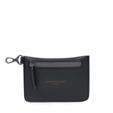 Zippered Black Wallet