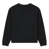 Sur La Neige Black Printed Sweatshirt