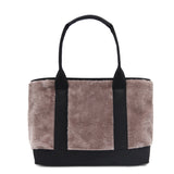 Miramar Teddy Grey Large Shoulder Bag