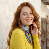 The Optical Symphony Silk Scarf