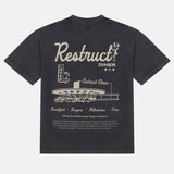 Restruct Diner Tee Vintage Black