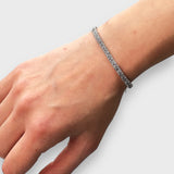 Woven Gümüş Dokuma Bileklik - XS / Mey Atelier