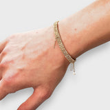Woven Gold Bracelet - S