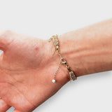 Woven Gold Bracelet - S
