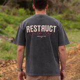 Restruct On The Road Tee Vintage Black