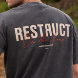 Restruct On The Road Tee Vintage Black