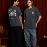 Restruct Finaltable Vintage Black Tee S