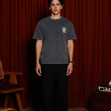 Restruct Finaltable Vintage Black Tee S