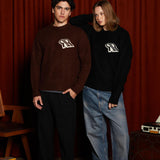 Restruct Knitted Sweater Brown