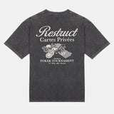 Restruct Poster Vintage Black Tee