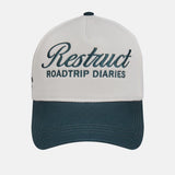 Roadtrip Diaries Hat Ecru/Green One